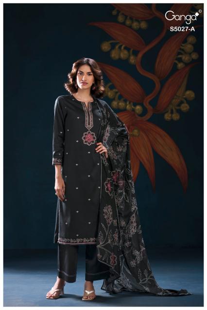 Ganga gulrukh 5027 wholesale market sarees and dress materials in hyderabad